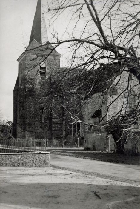 clocher, élévation ouest