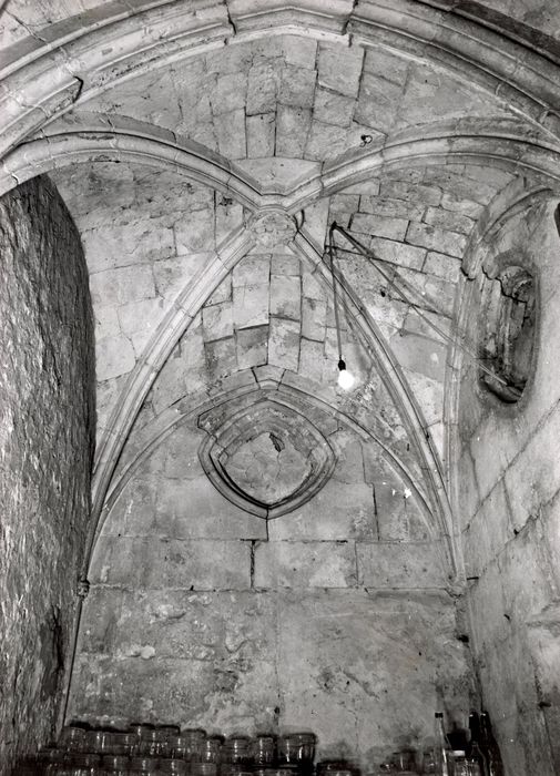 chapelle, voûte de l’oratoire latéral, vue partielle