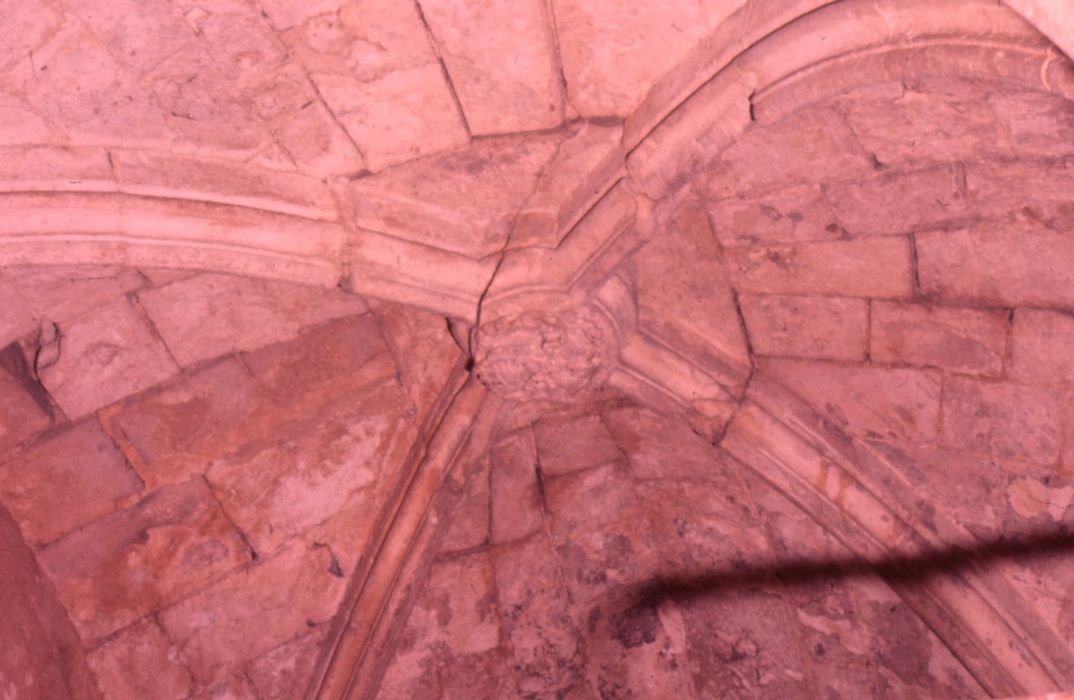 chapelle, oratoire latéral, vue partielle de la voûte