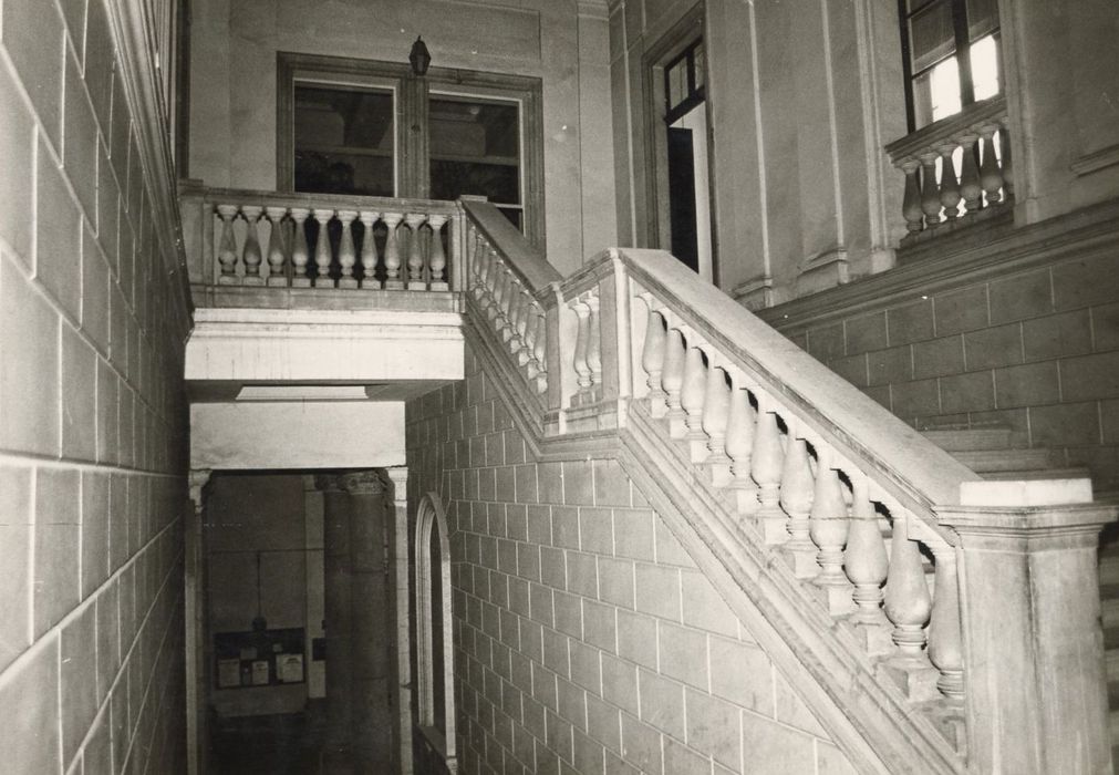 escalier d’honneur, vue partielle