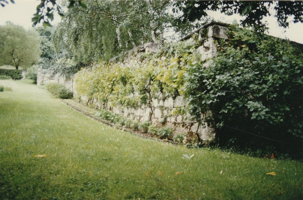 parc, mur d’enceinte est