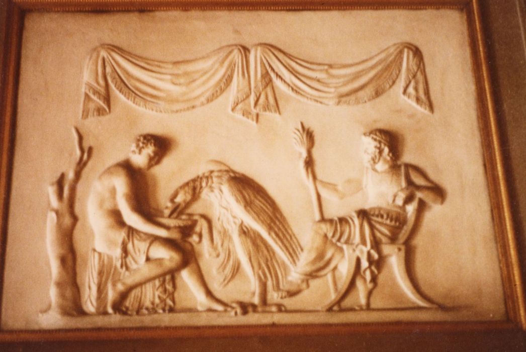 grand salon, détail d’un dessus-de-porte