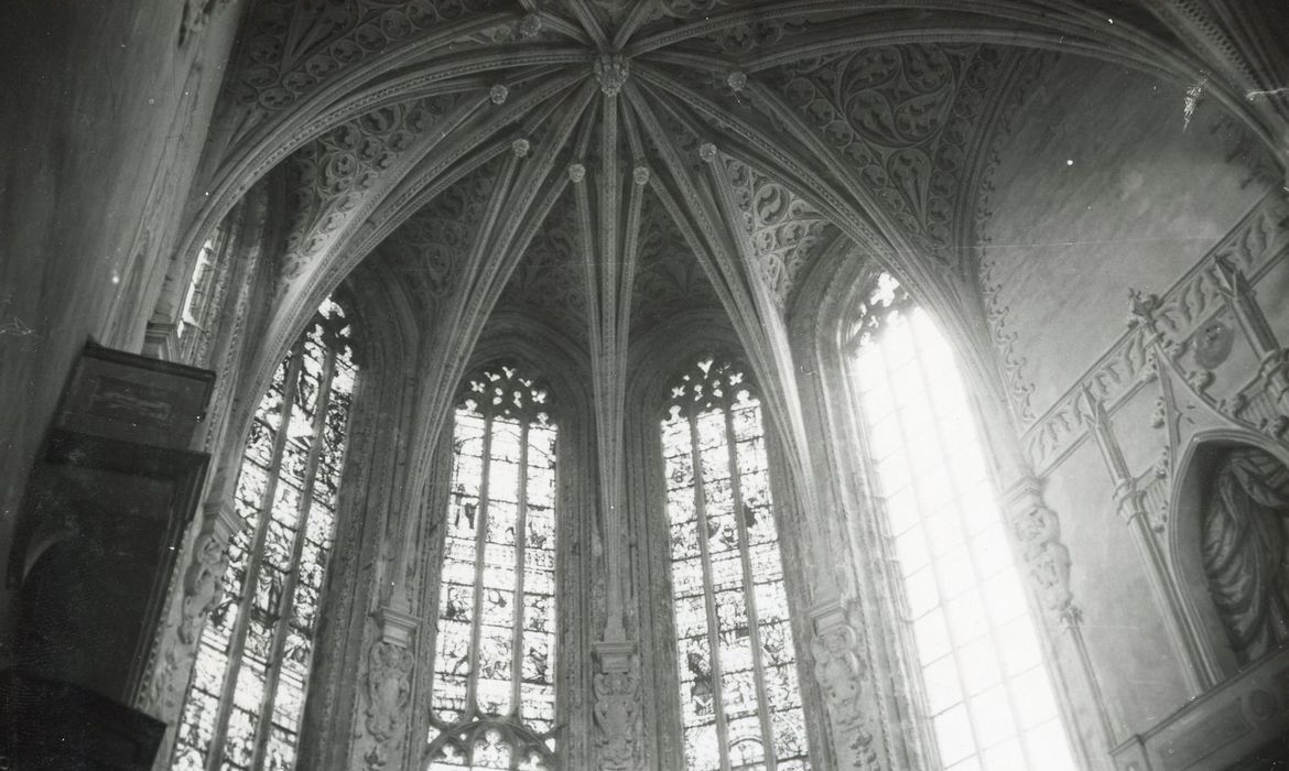 Sainte-Chapelle, vue partielle de la voûte