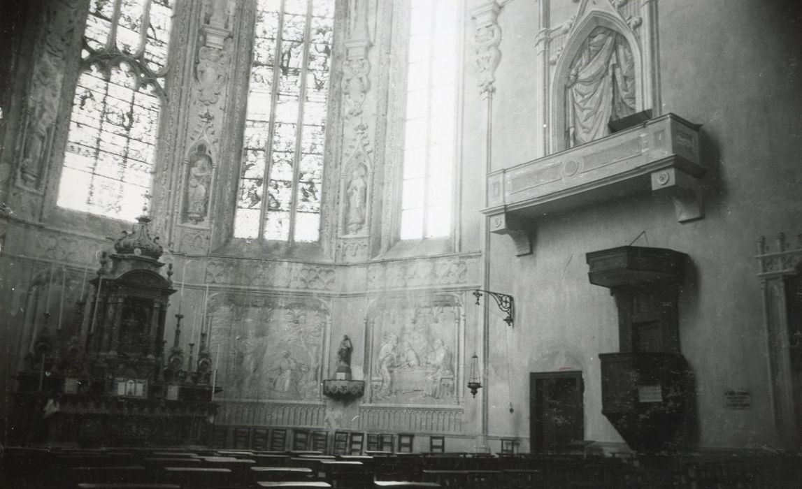 Sainte-Chapelle, vue partielle du choeur