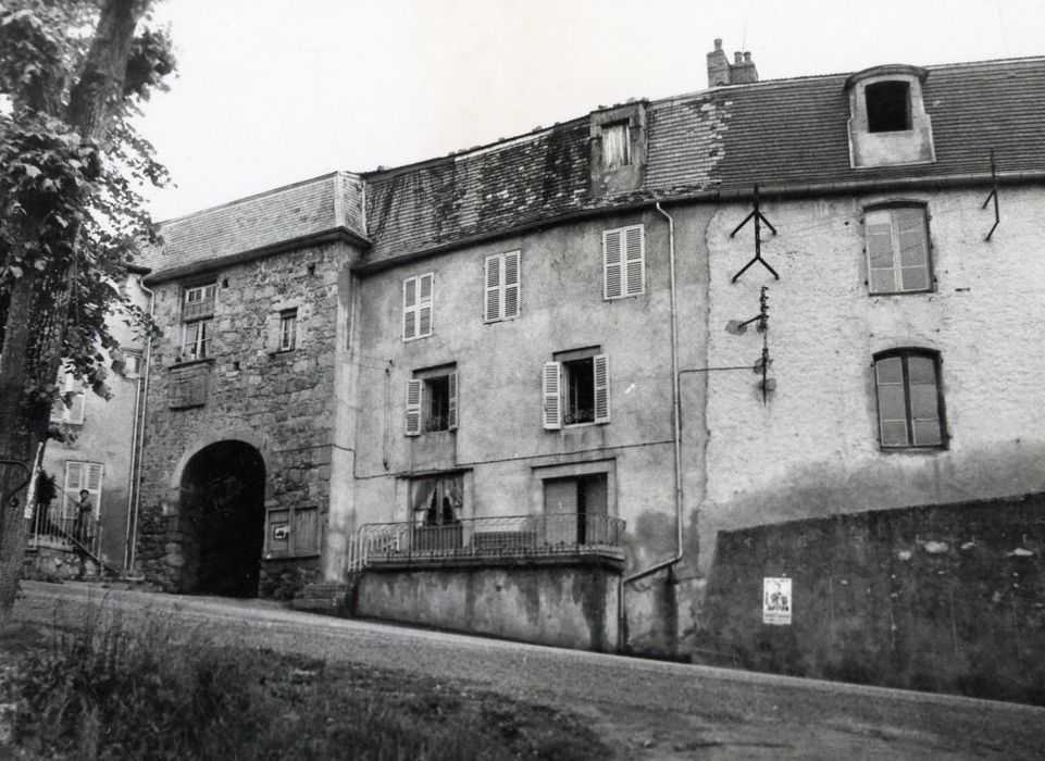 façade sud, vue partielle