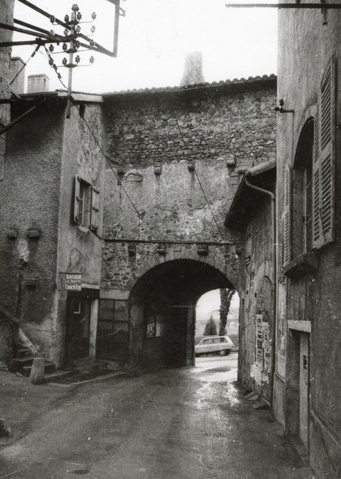 porte d’accès fortifiée sud, élévation nord