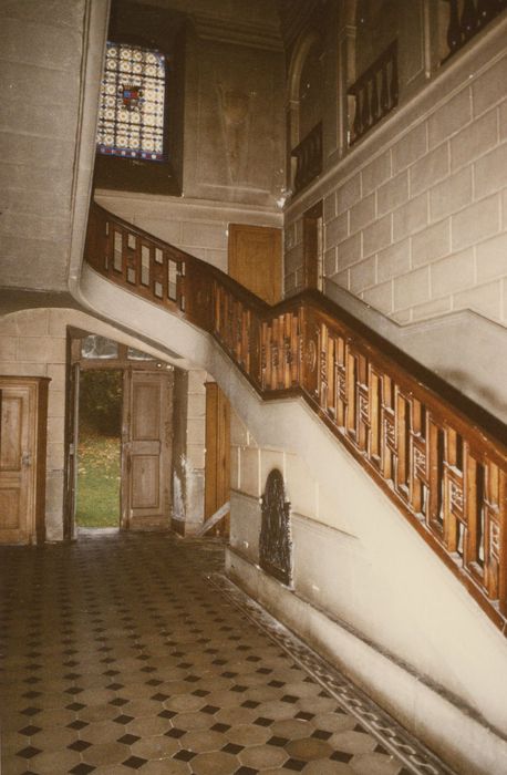 escalier d’honneur, vue partielle