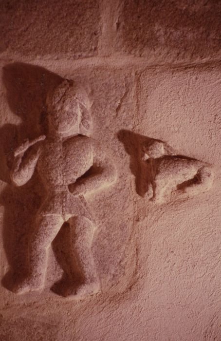 chapelle sud, détail d’un bas-relief décoratif