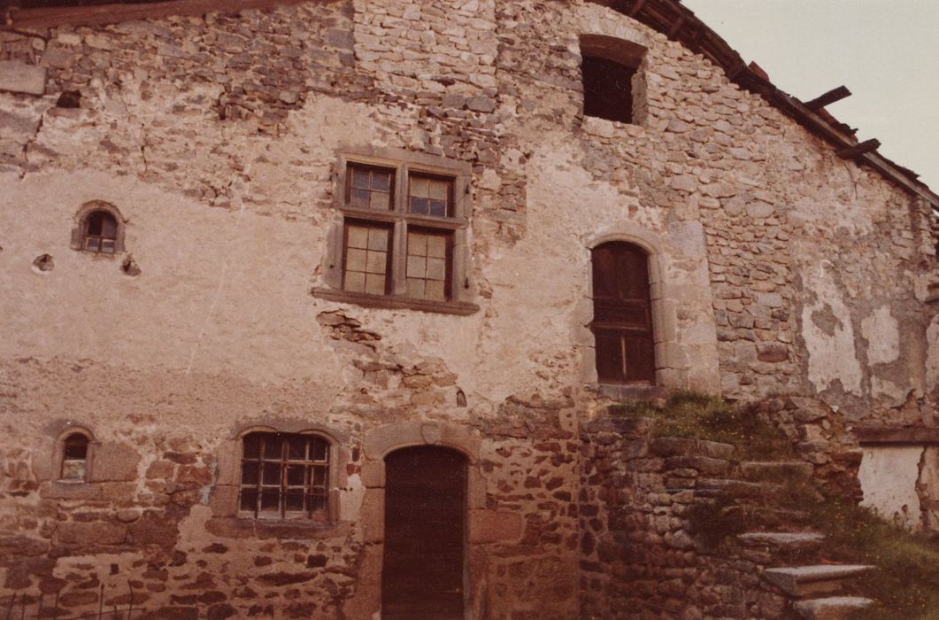 ancien ermitage des femmes, façade est, vue partielle