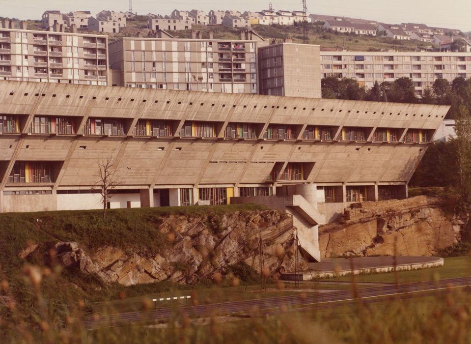 façade ouest, vue partielle