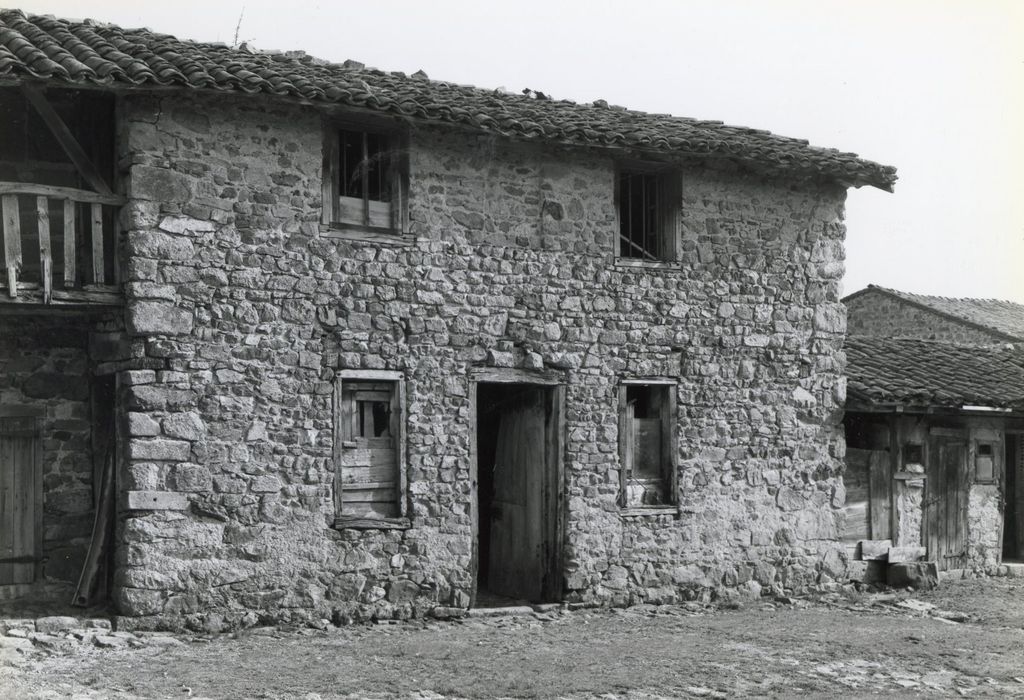 cour intérieure, bâtiment est, façade ouest