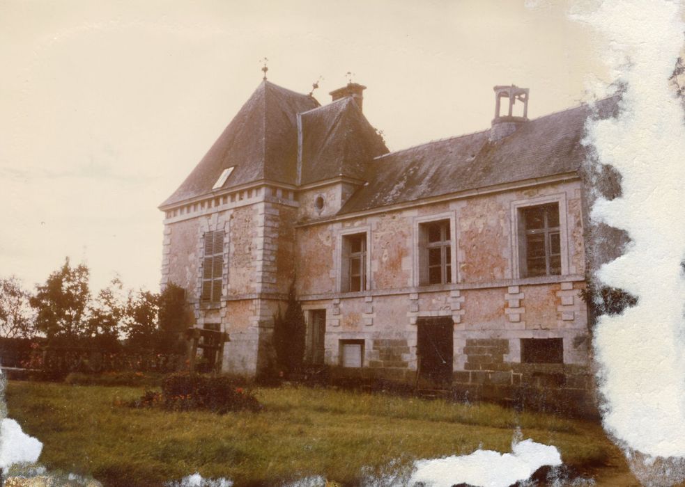 aile ouest, façade est, vue partielle