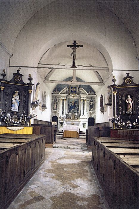 retables latéraux, retable du maître-autel (photocopie numérisée) - © Ministère de la Culture (France), Médiathèque du patrimoine et de la photographie, tous droits réservés