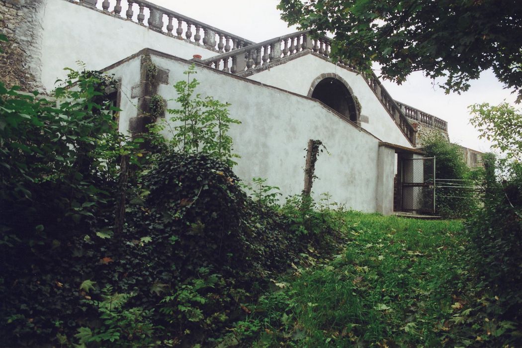 parc, grand escalier de la terrasse sud