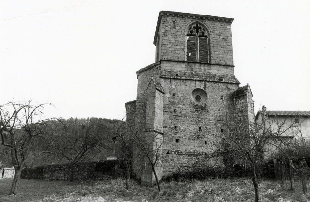 clocher, élévation ouest