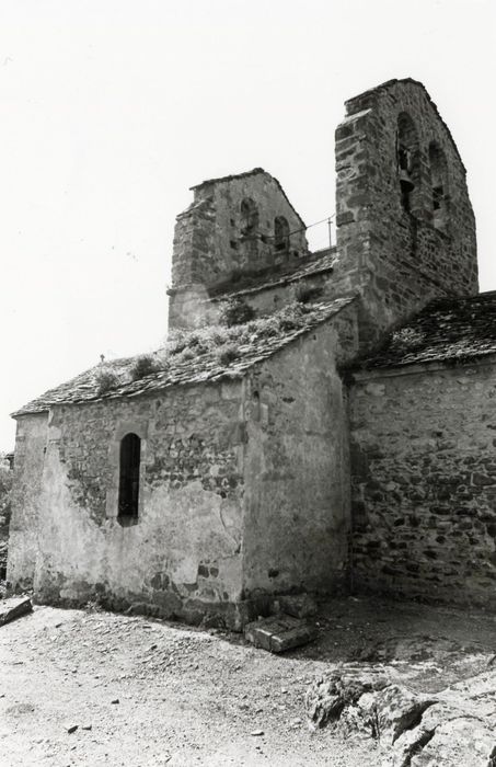 façade latérale sud, vue partielle