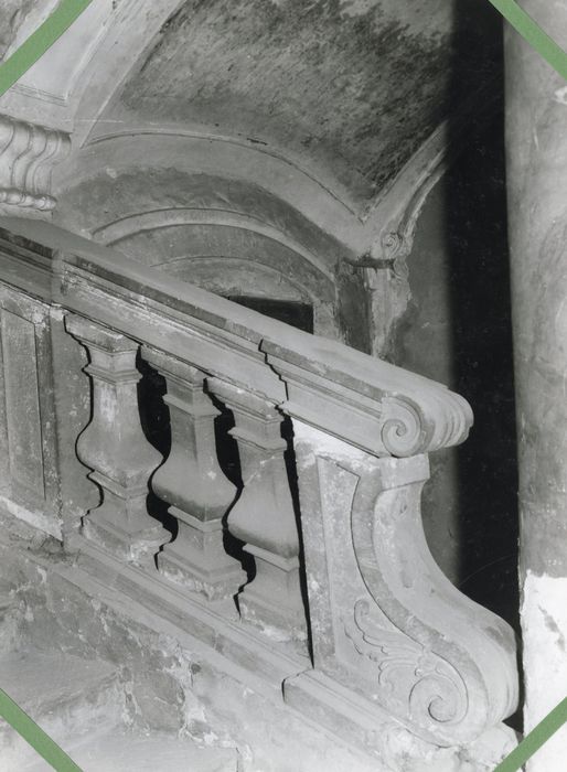 escalier d’honneur, détail de la rampe