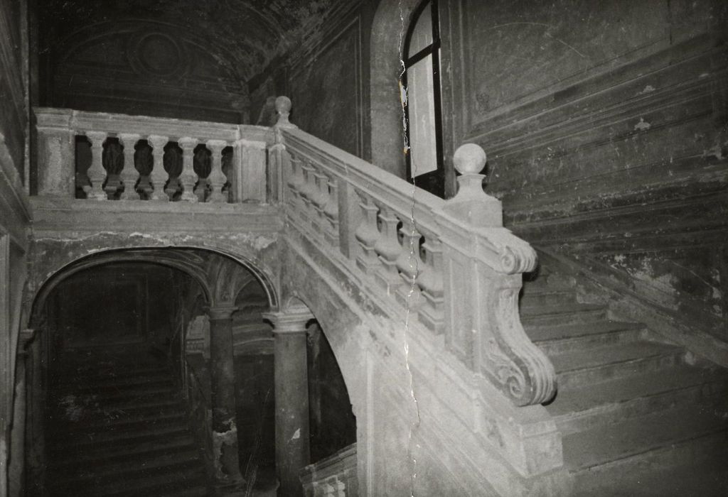 escalier d’honneur, vue partielle