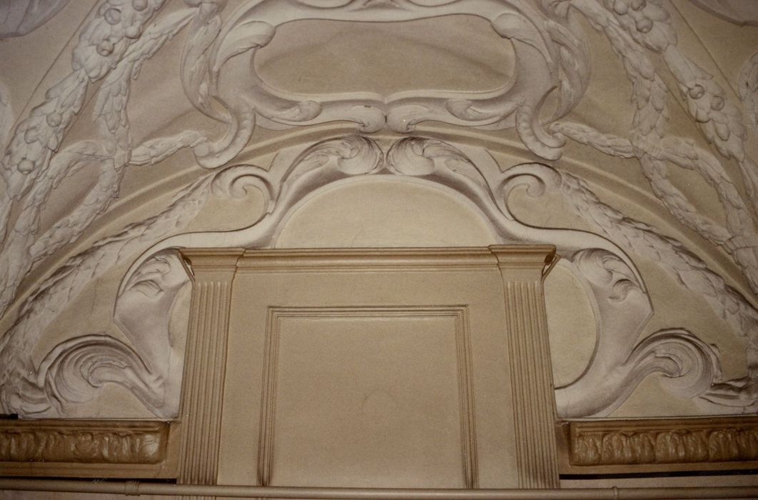 pièce sud, décor, détail