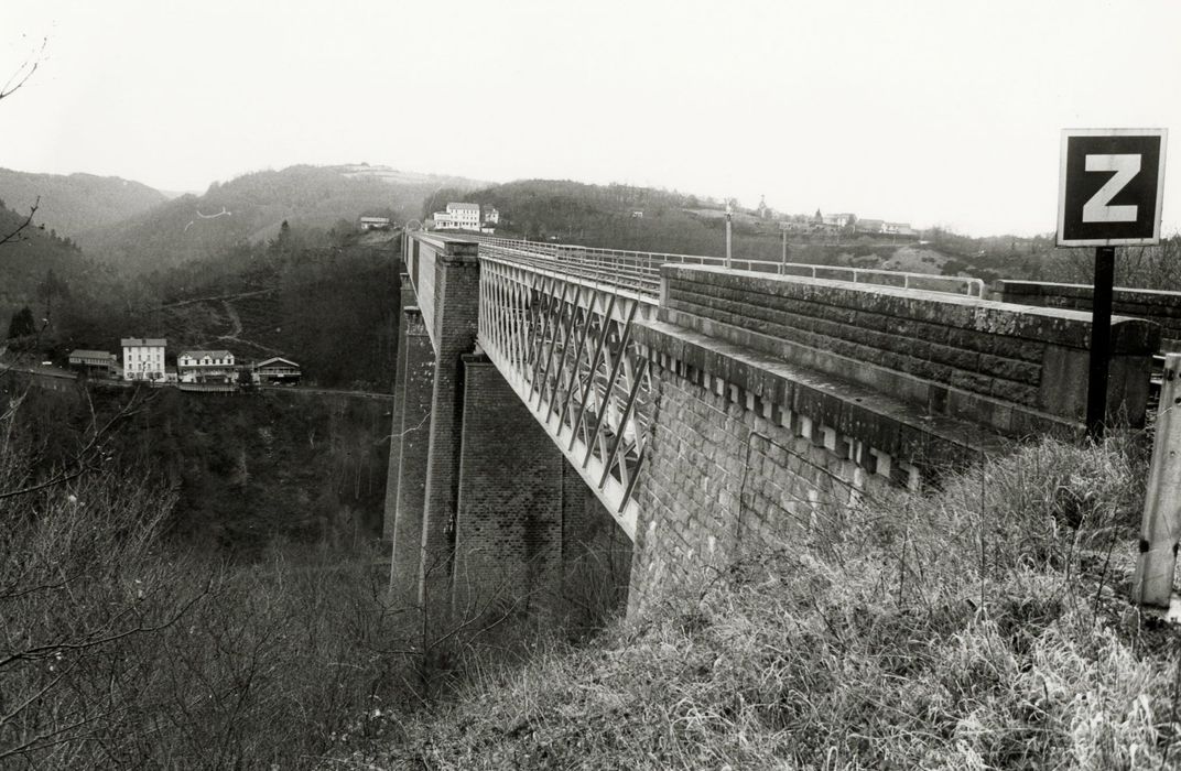 vue partielle du viaduc depuis le Nord