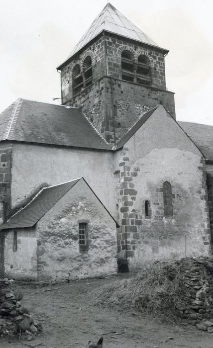 façade latérale nord, vue partielle