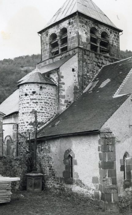 façade latérale sud, vue partielle