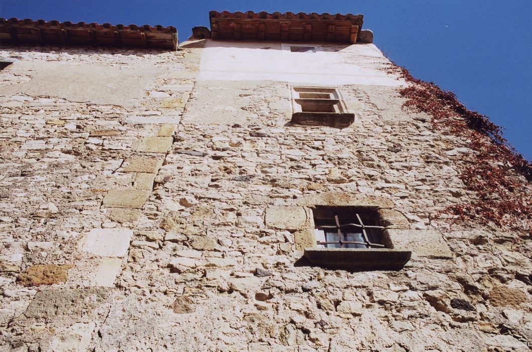 rempart ouest, maison Vedel, façade sud sur rue, vue partielle