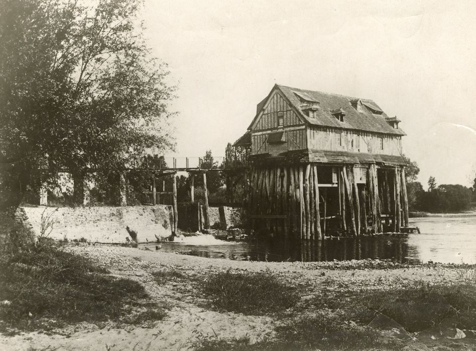 vue générale du moulin dans son environnent