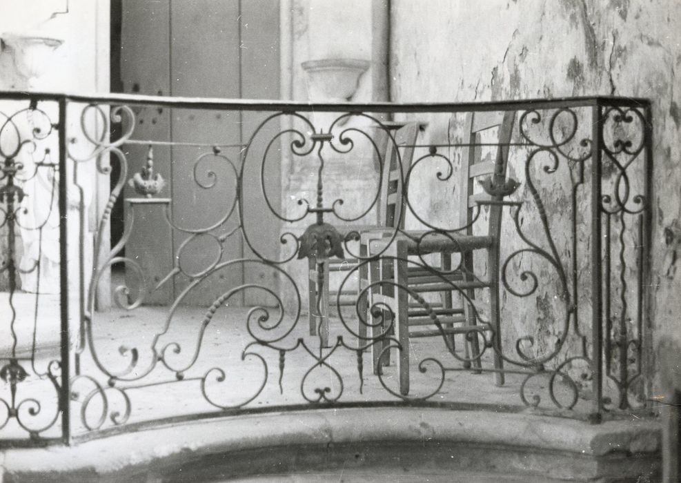 clôture de choeur (table de communion), vue partielle