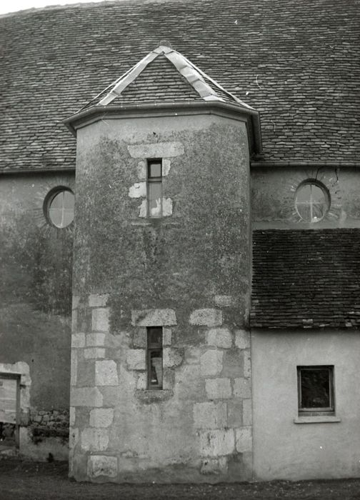 façade nord, tourelle d’escalier