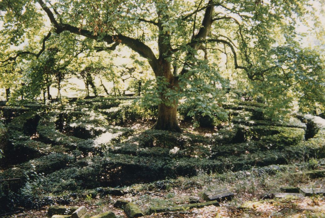 vue partielle du jardin, chambre de verdure