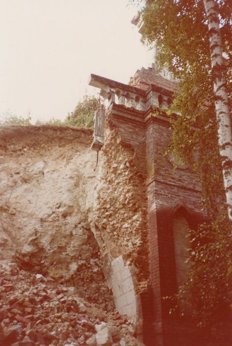 jardin, « arcades Caroline », vue partielle des désordres