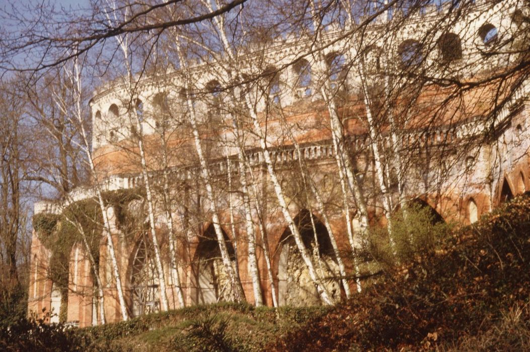 jardin, « arcades Caroline », vue partielle