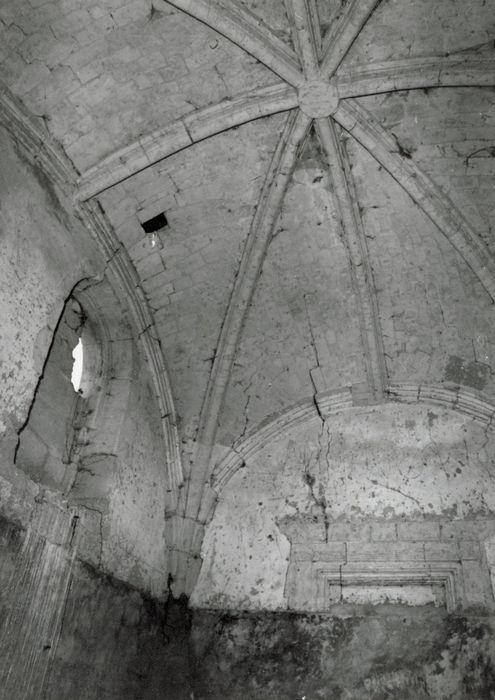 chapelle, vue partielle de la voûte