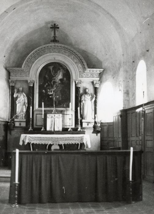 autel, retable nord, tableau : Assomption de la Vierge