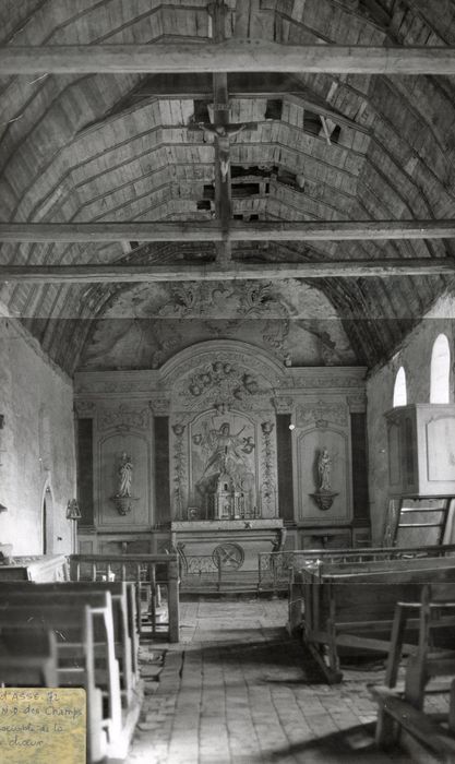 retable, haut-relief : Assomption de la Vierge (l’)