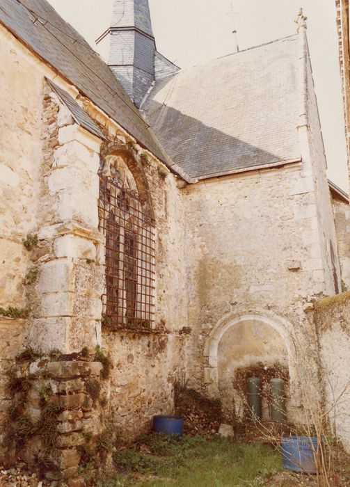 façade latérale nord, vue partielle