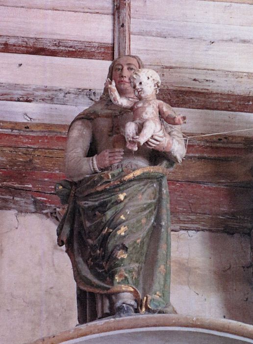 statue : Vierge à l’Enfant (photocopie numérisée)