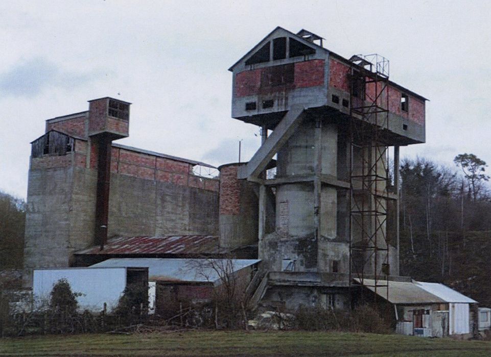 vue générale des bâtiments depuis le Sud-Est (photocopie numérisée)