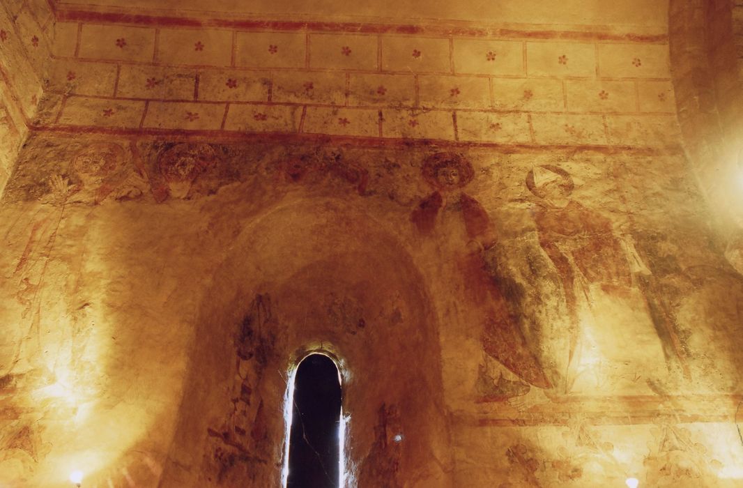 chapelle, peintures monumentales du choeur (mur sud)