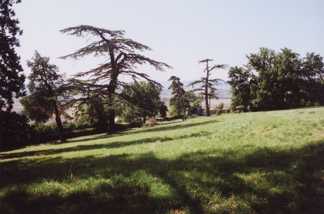 parc, vue partielle de depuis la terrasse sud-est