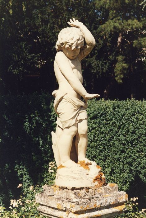 parc, statue : Enfant