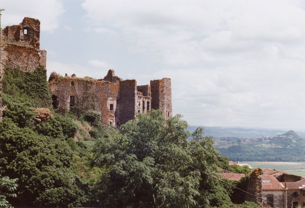 vue partielle des ruines depuis l’Ouest