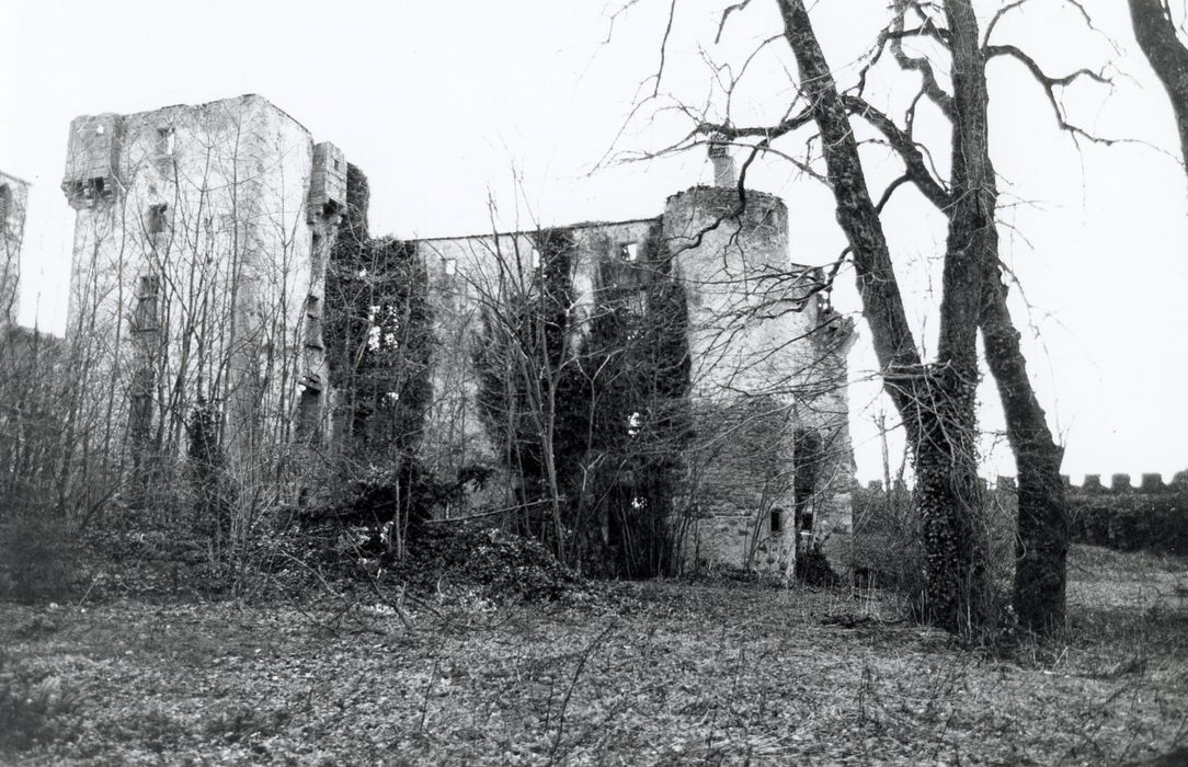 vue générale des ruines l’Est