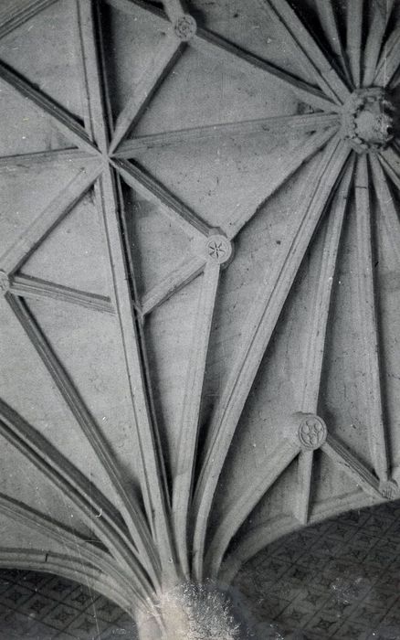 chapelle, vue partielle de la voûte