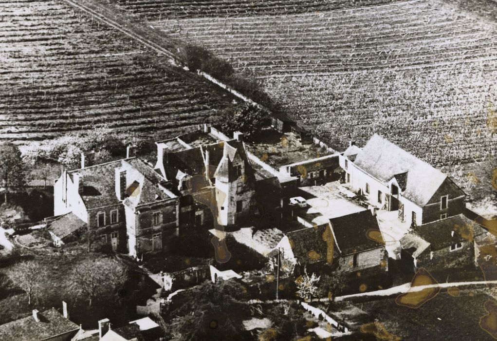 vue aérienne de l’ensemble des bâtiments