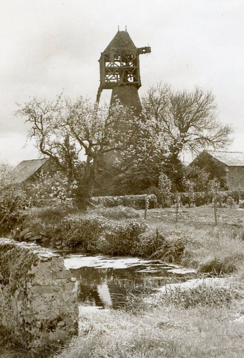 vue générale du moulin dans son environnement