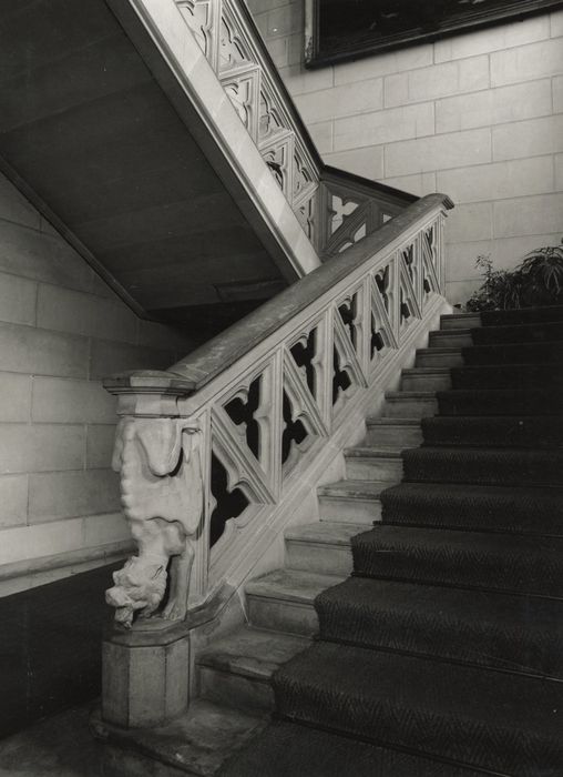 grand escalier, vue partielle