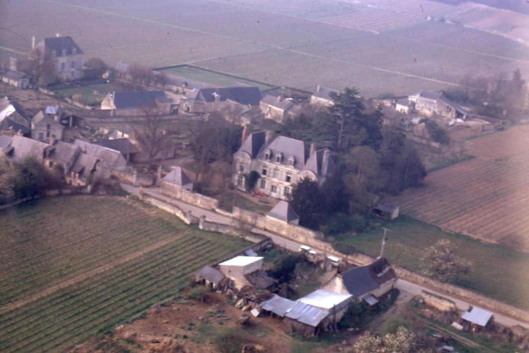 vue aérienne de l’ensemble des bâtiments