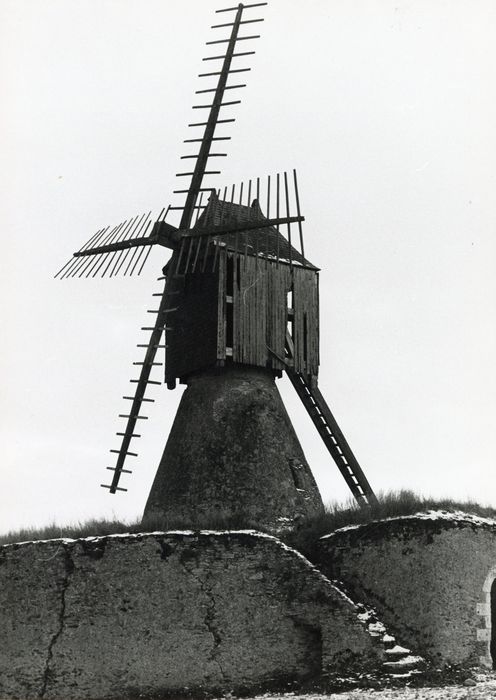 vue générale du moulin dans son environnement